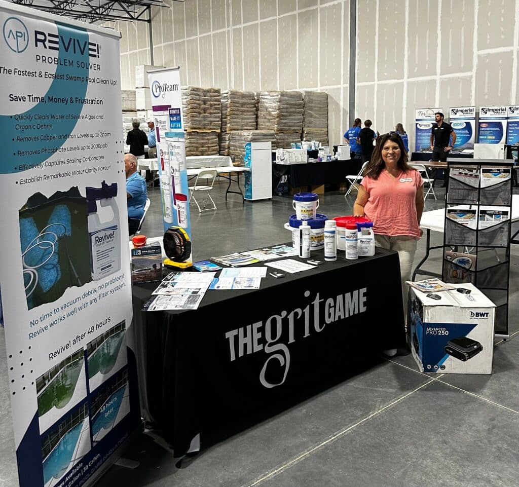 Jennifer at Aquagon Tent Sale